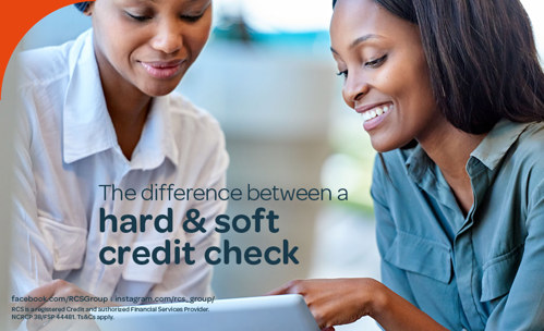 The difference between a hard & soft credit check?