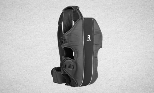 Grey baby carrier
