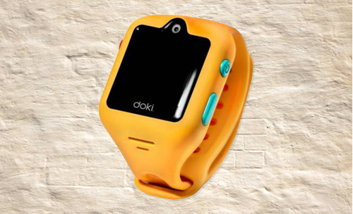 Yellow smartwatch - Doki Kids GPS tracker smartwatch