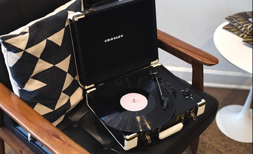 Vinyl and record player