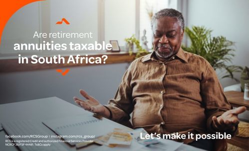 Are retirement annuities taxable in South Africa?