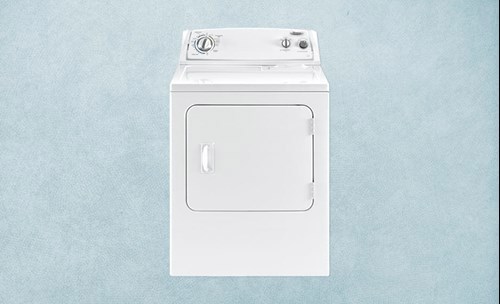 White tumble dryer